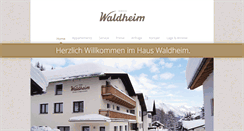 Desktop Screenshot of hauswaldheim.at