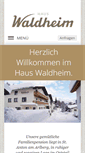 Mobile Screenshot of hauswaldheim.at